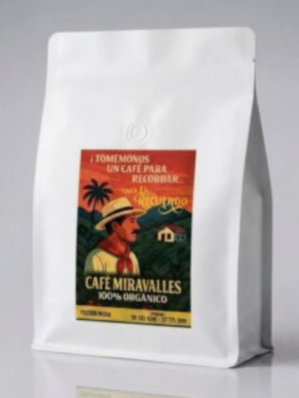 Empaque de Café Miravales, café de origen de Antioquia