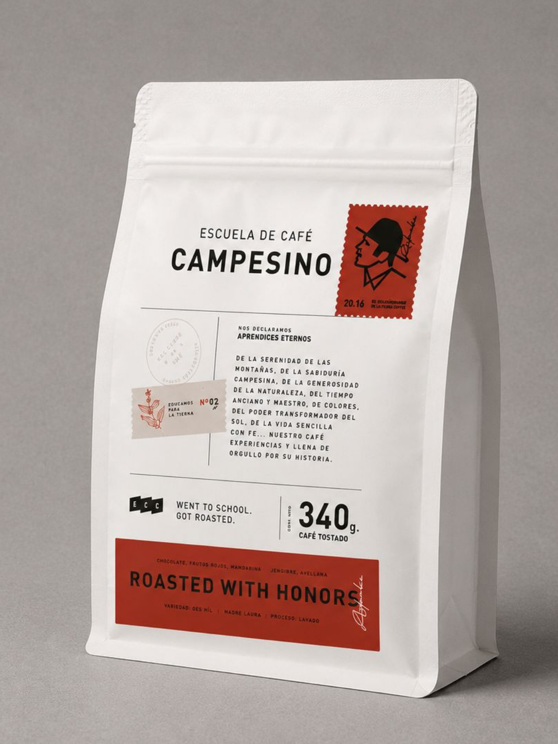 Empaque de Campesino Coffee, café de origen de Medellín