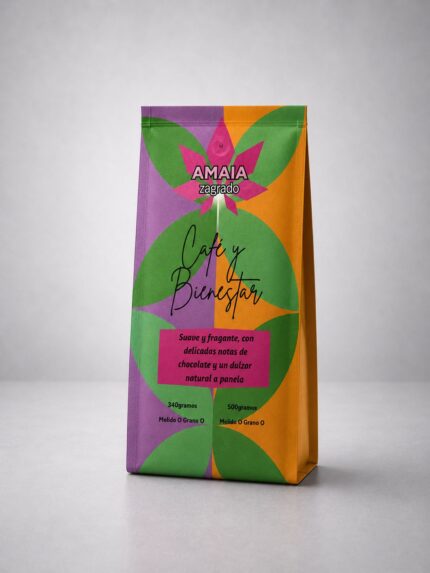 Empaque de Café Bienestar, café de origen de Risaralda