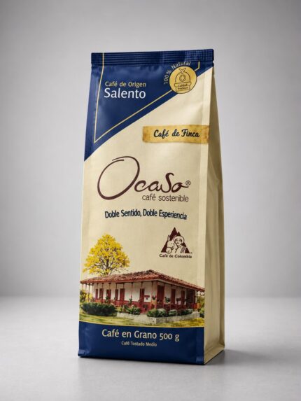 Empaque de Café El Ocaso, café de origen de Quindío